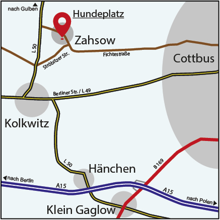 Lage der Hundeschule